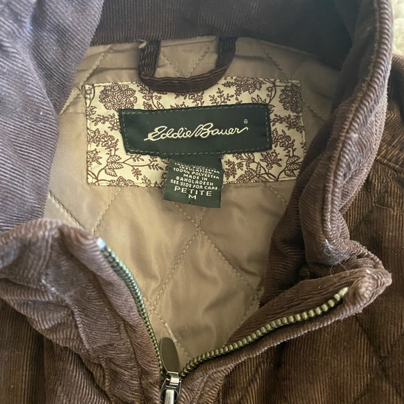 Eddie Bauer Quilted Corduroy Jacket - Picture 2 of 4